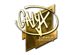 Item Sticker | Calyx (Gold) | Boston 2018