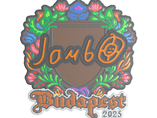Item Sticker | jambo (Embroidered) | Budapest 2025