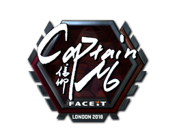 Item Sticker | captainMo (Foil) | London 2018