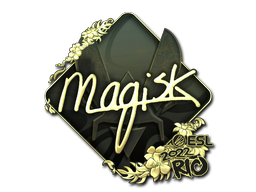 Item Sticker | Magisk (Gold) | Rio 2022