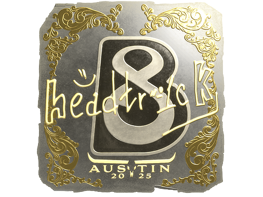 Item Sticker | headtr1ck (Gold) | Austin 2025