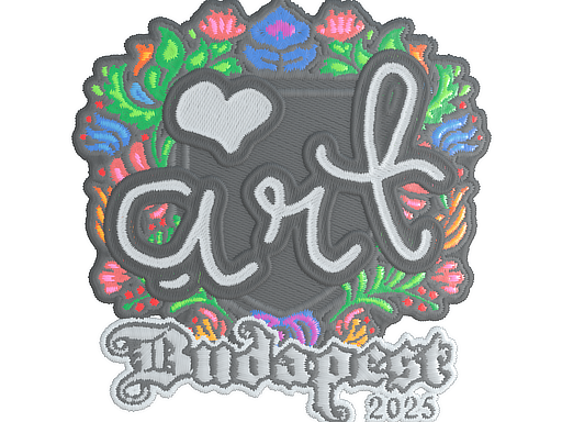 Item Sticker | arT (Embroidered) | Budapest 2025