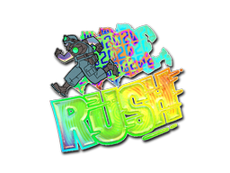Cosmetic Sticker | Rush 4x20 (Holo) of Craft