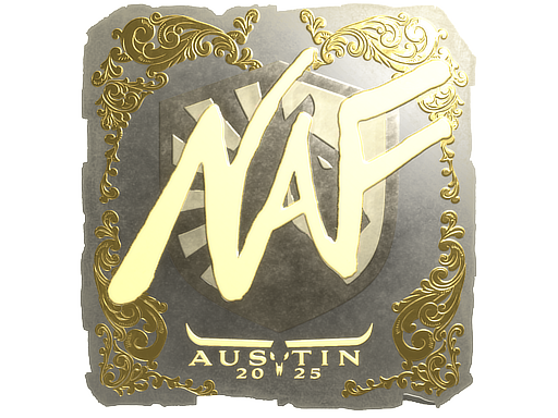 Item Sticker | NAF (Gold) | Austin 2025