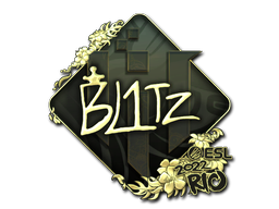Item Sticker | bLitz (Gold) | Rio 2022
