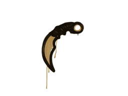 Item Sealed Graffiti | Karambit (Desert Amber)