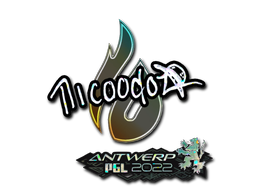 Item Sticker | nicoodoz (Glitter) | Antwerp 2022