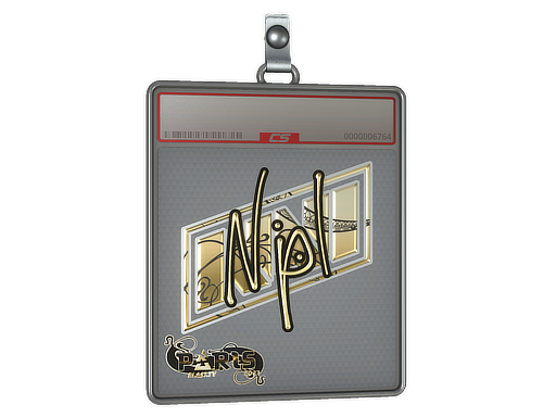 Item Sticker Slab | npl (Gold) | Paris 2023