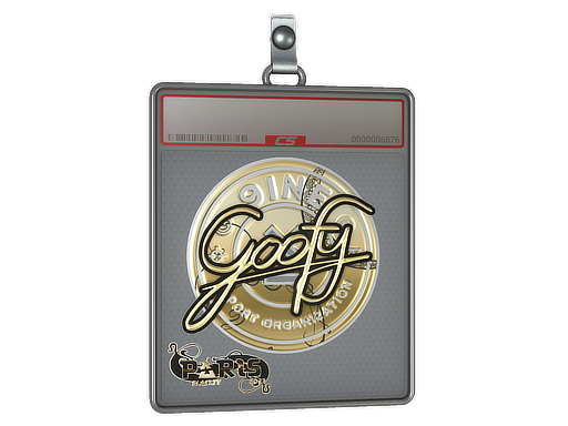 Item Sticker Slab | Goofy (Gold) | Paris 2023