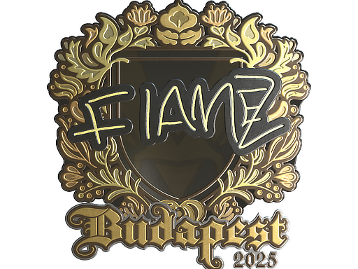 Item Sticker | FlameZ (Gold) | Budapest 2025