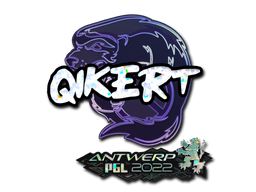 Item Sticker | qikert (Glitter) | Antwerp 2022