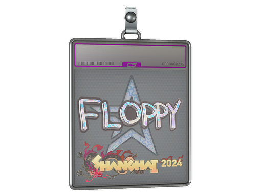 Item Sticker Slab | floppy (Holo) | Shanghai 2024