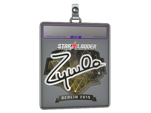 Item Sticker Slab | ZywOo (Foil) | Berlin 2019