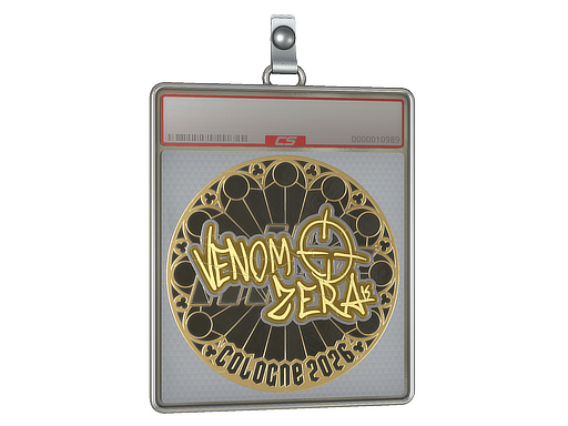 Item Sticker Slab | venomzera (Gold) | Cologne 2026