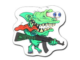 Item Sticker | Green Shark Shooter