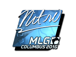 Item Sticker | nitr0 (Foil) | MLG Columbus 2016