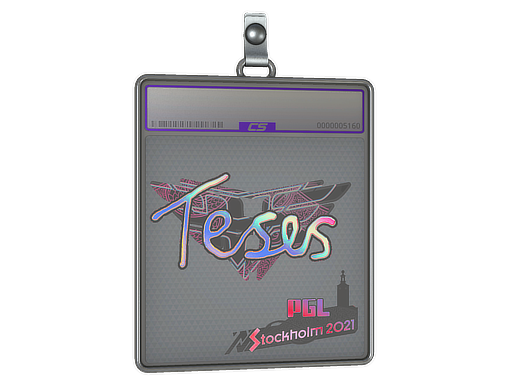 Item Sticker Slab | TeSeS (Holo) | Stockholm 2021
