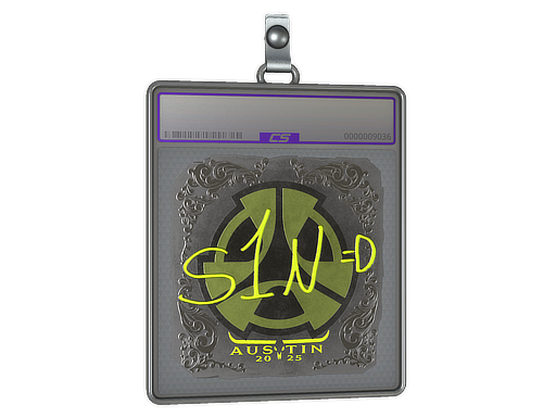 Item Sticker Slab | s1n (Foil) | Austin 2025