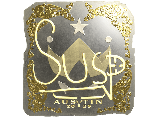 Item Sticker | susp (Gold) | Austin 2025