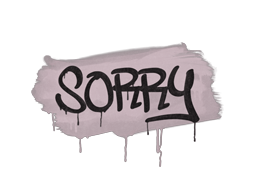 Item Sealed Graffiti | Sorry (War Pig Pink)