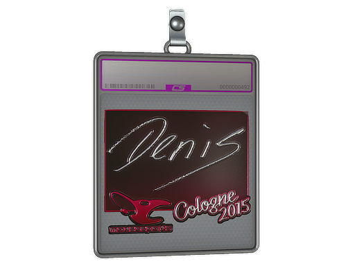 Item Sticker Slab | denis (Foil) | Cologne 2015