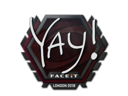 Item Sticker | yay | London 2018