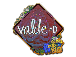 Item Sticker | v4lde (Glitter) | Rio 2022