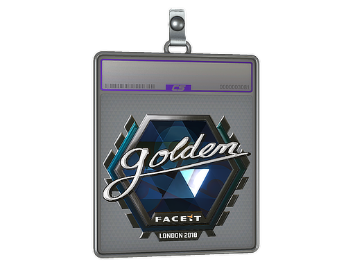 Item Sticker Slab | Golden (Foil) | London 2018