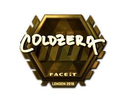 Item Sticker | coldzera (Gold) | London 2018