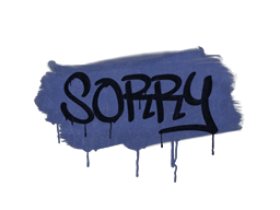 Item Graffiti | Sorry (SWAT Blue)