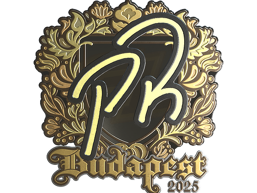 Item Sticker | PR (Gold) | Budapest 2025