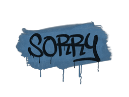 Item Graffiti | Sorry (Monarch Blue)