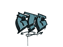 Item Sealed Graffiti | GTG (Wire Blue)