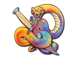 Item Sticker | Coiled Strike (Holo)