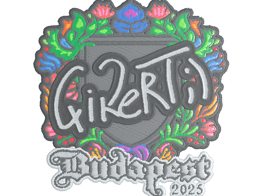 Item Sticker | qikert (Embroidered) | Budapest 2025