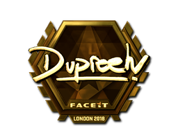 Item Sticker | dupreeh (Gold) | London 2018