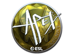 Item Sticker | apEX (Foil) | Katowice 2019