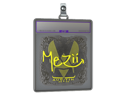 Item Sticker Slab | mezii (Foil) | Austin 2025