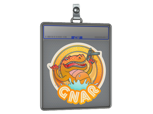 Item Sticker Slab | Orange Gnar