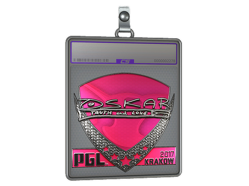 Item Sticker Slab | oskar (Foil) | Krakow 2017