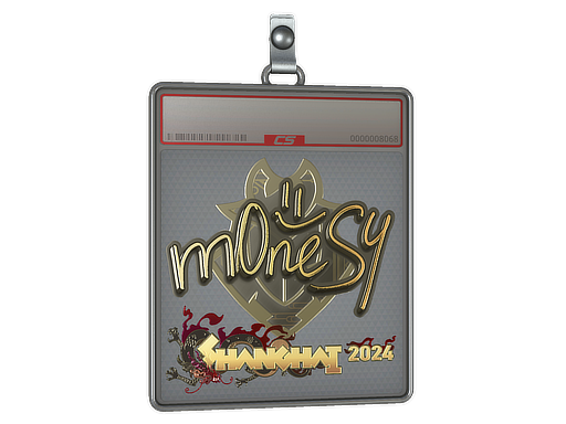Item Sticker Slab | m0NESY (Gold) | Shanghai 2024