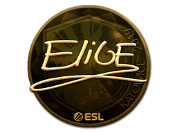 Item Sticker | EliGE (Gold) | Katowice 2019