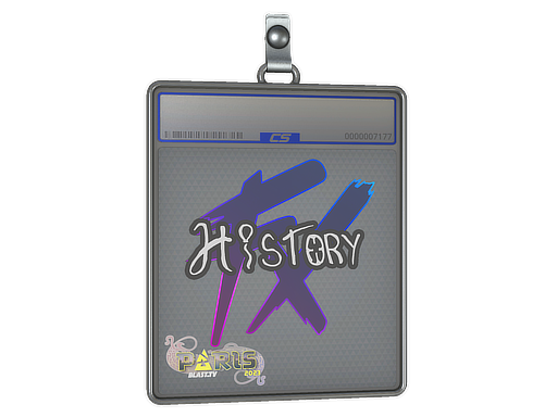 Item Sticker Slab | History | Paris 2023