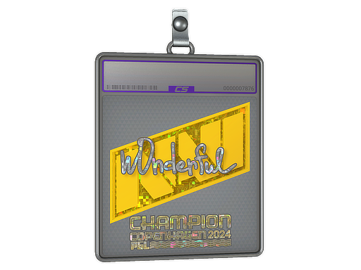 Item Sticker Slab | w0nderful (Glitter, Champion) | Copenhagen 2024