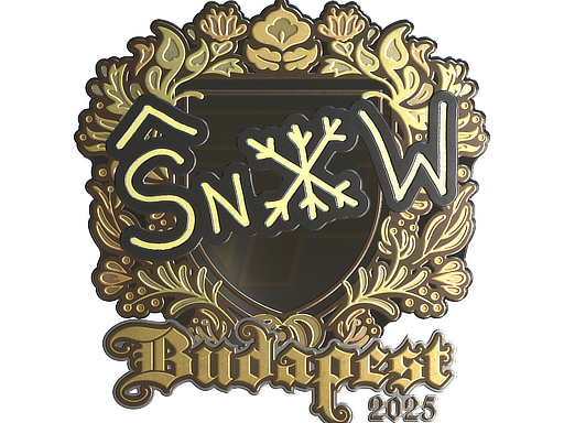 Item Sticker | snow (Gold) | Budapest 2025