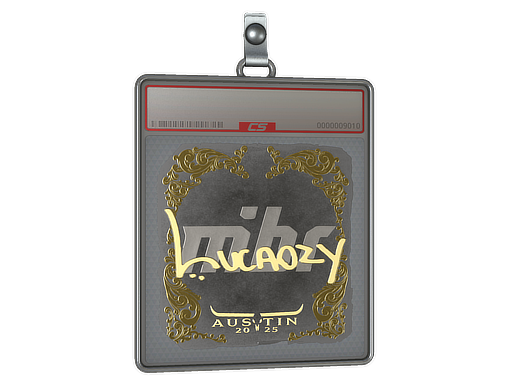 Item Sticker Slab | Lucaozy (Gold) | Austin 2025