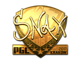 Item Sticker | Snax (Gold) | Krakow 2017