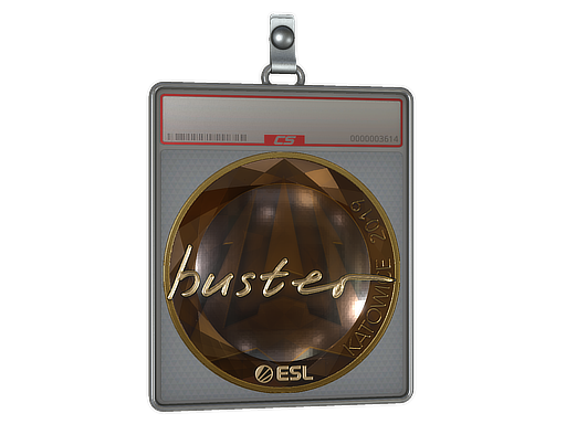Item Sticker Slab | buster (Gold) | Katowice 2019