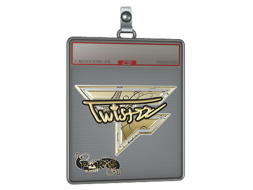 Item Sticker Slab | Twistzz (Gold) | Paris 2023