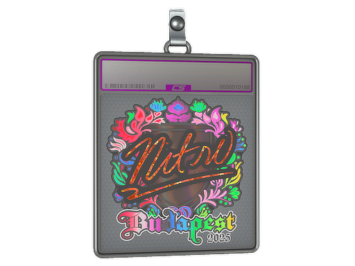 Item Sticker Slab | nitr0 (Holo) | Budapest 2025